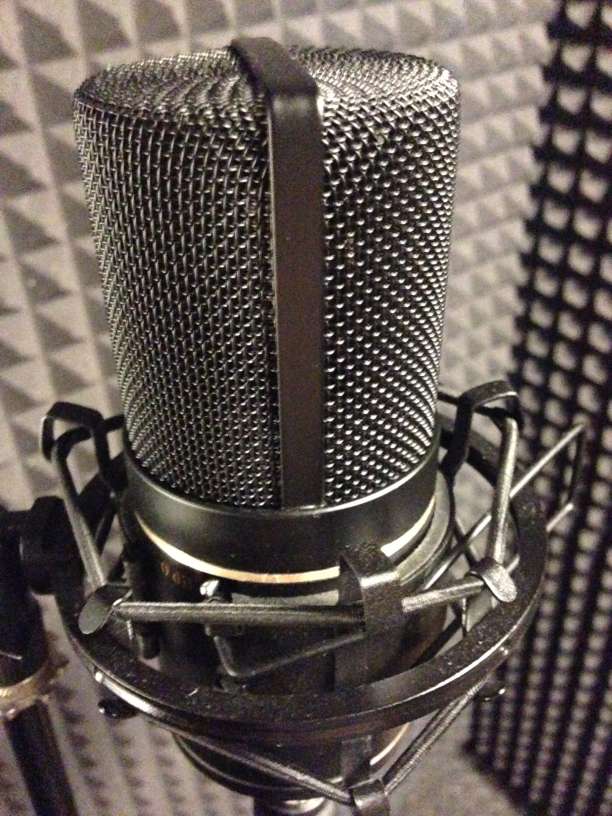 Ian Gardner Microphone Portrait